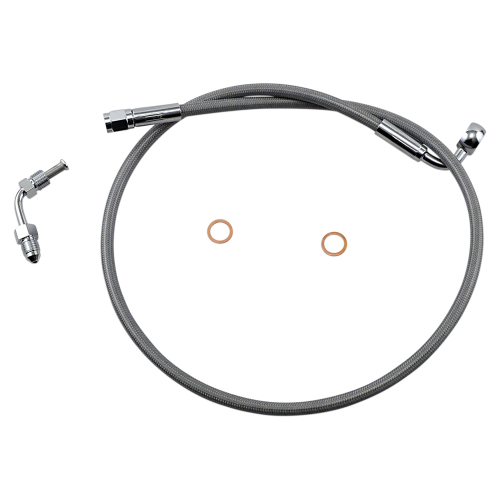 Magnum - Magnum Clear Coated XR Stainless Upper Front Brakeline Kit - 31in. Total Length - SSC1502-31