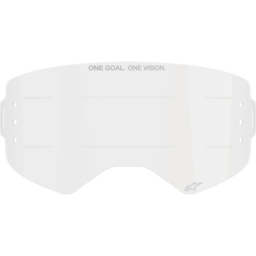 Alpinestars - Alpinestars Wide Vision Roll-Off Goggles Lens for Supertech Helmet - Clear - 9100625-016