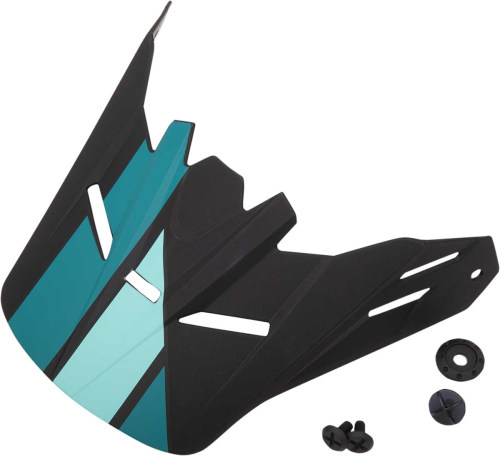 Z1R - Z1R Visor Kit for Rise Evac Youth Helmets - Black/Teal - 0132-1401