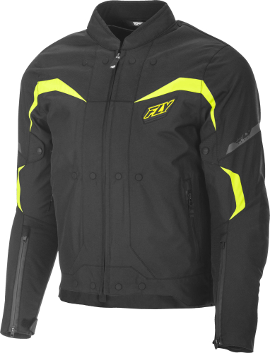 Fly Racing - Fly Racing Butane Jacket - 477-2044-6 - Black/Hi-Vis - 2XL