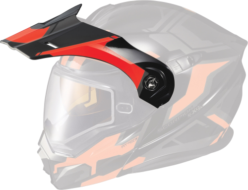 Scorpion - Scorpion Peak Visor for EXO-AT950 Helmets - Ellwood Red - 52-533-94