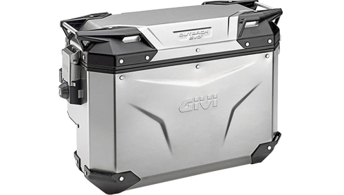 GIVI - GIVI Outback Evo 33lit. Right Side Case - Silver - OBKES33ARA