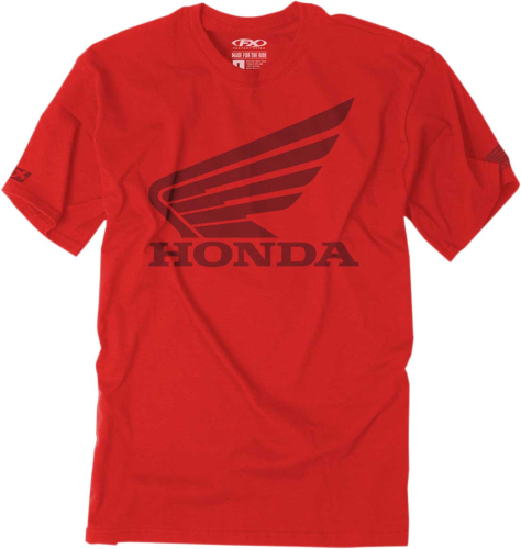 Factory Effex - Factory Effex Honda Big Wing Premium T-Shirt - 21-87312 - Red - Medium