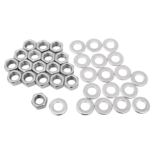 Colony - Colony Rocker Box Nut Kit - Stock Hex-Head - Chrome - 8608-36