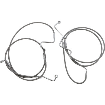 Magnum - Magnum XR Stainless Dot Handlebar Installation Kit - 15in-17in. - Chrome Fittings - 589992
