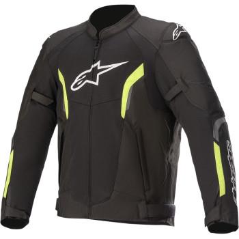 Alpinestars - Alpinestars Ast Air V2 Jacket - 3306121-155-2X - Black/Yellow Fluo - 2XL