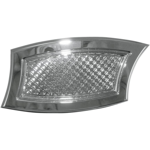 Eddie Trotta Designs - Eddie Trotta Designs Rear Brake Pedal Cover - Sloped Chrome - TC-979SL
