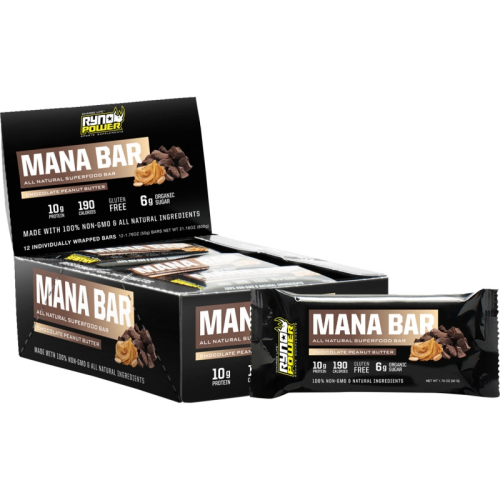 Ryno Power - Ryno Power Mana Superfood Protein Bars - Chocolate - MANACAD