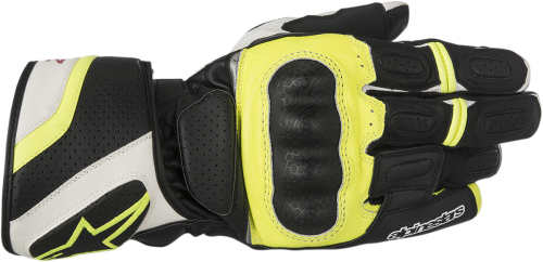 Alpinestars - Alpinestars SP-Z Drystar Gloves - 3527917125S - Black/White/Yellow - Small