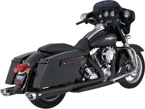 Vance & Hines - Vance & Hines Dresser Duals Head Pipes - Black - 46752