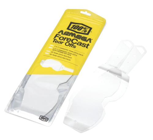 100% - 100% Perimeter Seal Tear-Offs for Armega Googles - 2x 7pk. - 59068-00001
