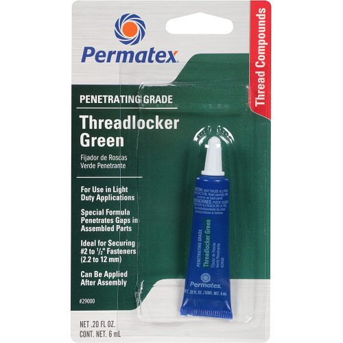 Permatex - Permatex Penetrating Grade Threadlocker GREEN Tube - 6ml