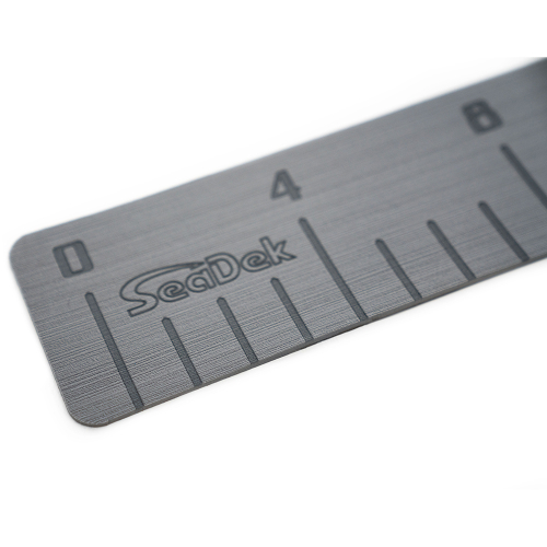 SeaDek - SeaDek 4" x 36" 3mm Fish Ruler w/Laser SD Logo - Storm Gray