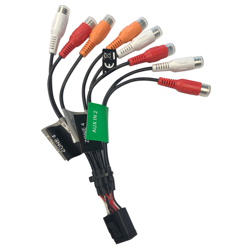 FUSION - FUSION Wire Harness f/ MS-RA770 Stereo - Zone 3 &amp; 4 (E Port-RCA)