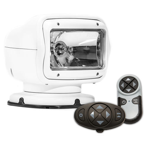 Golight - Golight Radioray GT Series Permanent Mount - White Halogen - Wireless Handheld &amp; Wireless Dash Mount Remotes