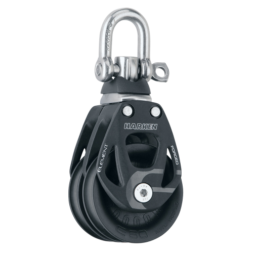 Harken - Harken 60mm Double Aluminum Element Block w/Swivel