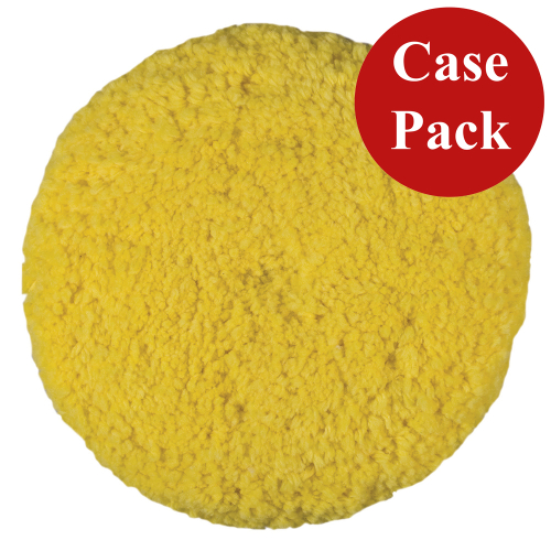 Presta - Presta Rotary Blended Wool Buffing Pad - Yellow Medium Cut - *Case of 12*