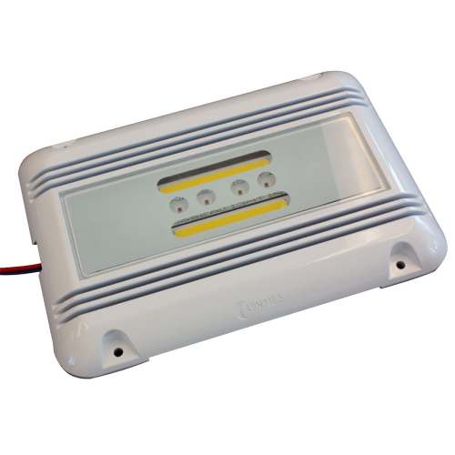 Lunasea Lighting - Lunasea LED Engine Room Utility Light - 16W - 3,200 Lumen Output, Ignition Proof, 10-40 VDC, 4000K Natural White LEDs