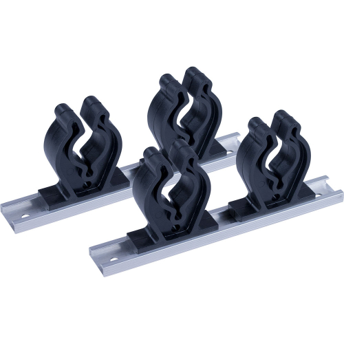 Sea-Dog - Sea-Dog Track Rod Holder - 7" Tracks - 4 Rod Clips
