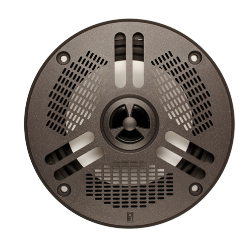 Poly-Planar - Poly-Planar MA-4052LG1 5" 60 Watt LED Self Draining Spa Speaker - Dark Gray