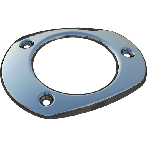 Mate Series - Mate Series Stainless Steel Cap f/Oval Plastic Rod Holders