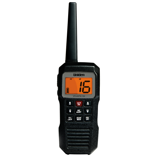 Uniden - Uniden Atlantis 155 Handheld Two-Way VHF Floating Marine Radio