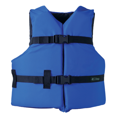 Onyx Outdoor - Onyx Nylon General Purpose Life Jacket - Youth 50-90lbs - Blue