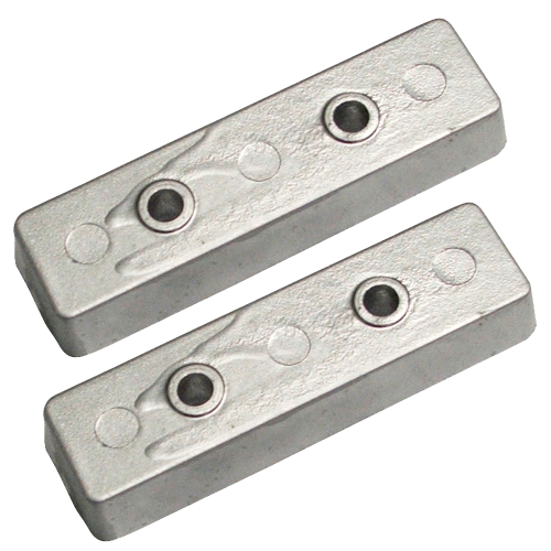 Tecnoseal - Tecnoseal TEC-BNT Bennett Trim Tab Anode - Zinc - Pair