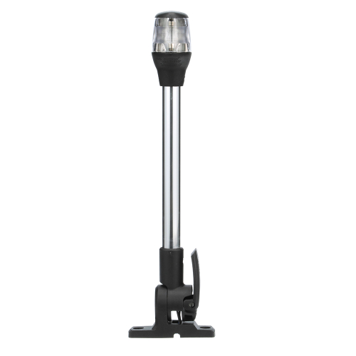 Attwood Marine - Attwood Fold-Down Incandescent Anchor/Masthead Light - 12" Horizontal Composite Base - 12V
