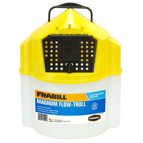 Frabill - Frabill Magnum Flow Troll&reg; Shrimp Bucket - 10 Quart
