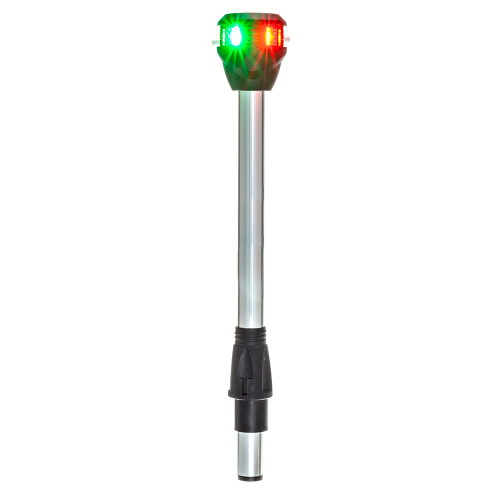 Attwood Marine - Attwood LightArmor Bi-Color Navigation Pole Light w/Task Light - Straight - 10"