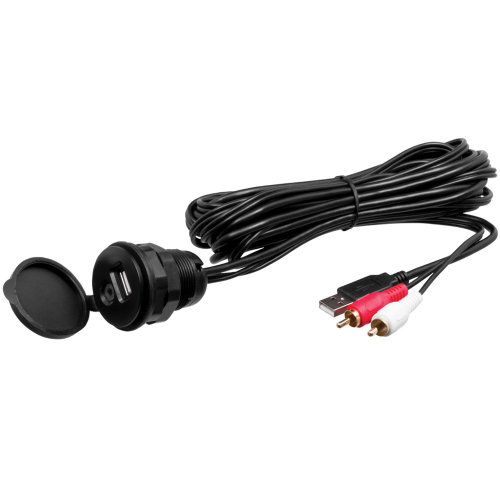 Boss Audio - Boss Audio MUSB35 Universal USB/3.5mm Aux Mount & Cable