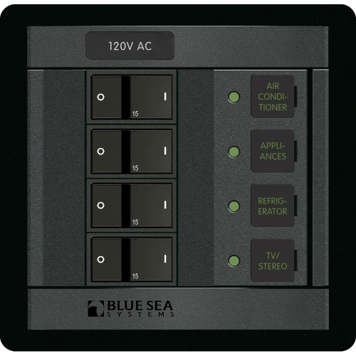 Blue Sea Systems - Blue Sea 1210 120V AC 4 Position