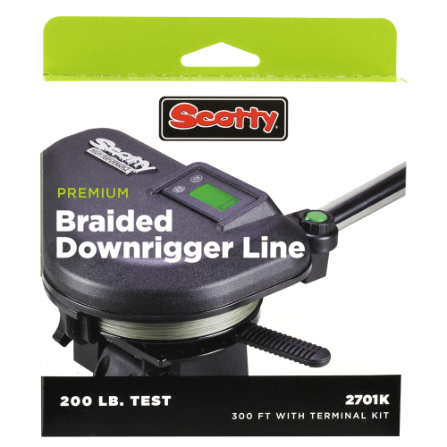 Scotty - Scotty Premium Power Braid Downrigger Line - 200ft of 200lb Test
