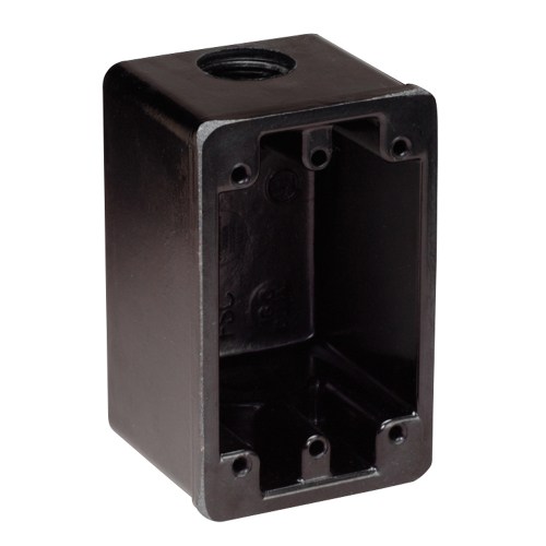 Marinco - Marinco FS Box Black f/15A, 20A, 30A Receptacles