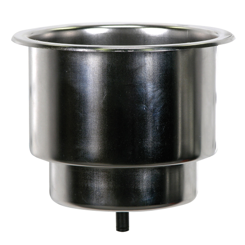 Whitecap - Whitecap Flush Cupholder w/Drain - 302 Stainless Steel
