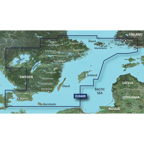 Garmin - Garmin BlueChart&reg; g3 HD - HXEU046R - Oregrund Aland to Malmo - microSD&trade;/SD&trade;