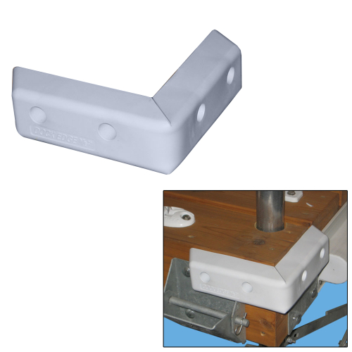 Dock Edge - Dock Edge Protect&#153; Corner HD 16" PVC Dock Bumper