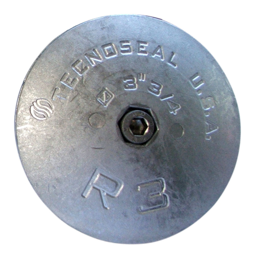 Tecnoseal - Tecnoseal R3 Rudder Anode - Zinc - 3-3/4" Diameter