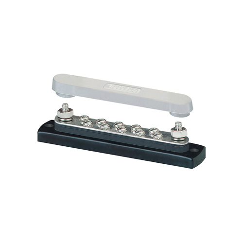 Blue Sea Systems - Blue Sea 2300 150AMP Common BusBar 10 x #8-32 Screw Terminal w/Cover