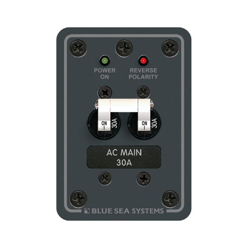 Blue Sea Systems - Blue Sea 8077 AC Main Only Toggle Circuit Breaker Panel