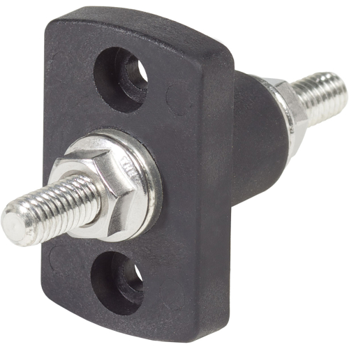 Blue Sea Systems - Blue Sea 2201 Black Terminal Feed Through Connector
