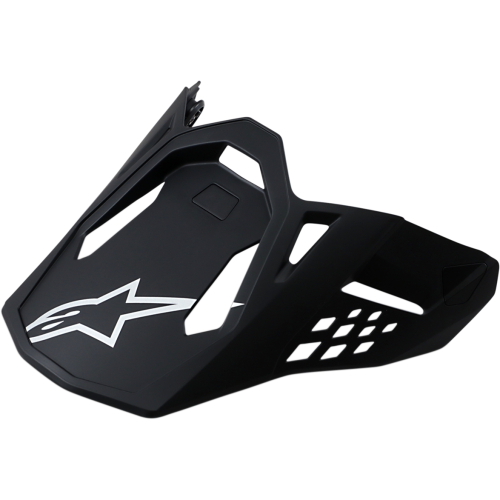 Alpinestars - Alpinestars Visor for S-M10/S-M8 Solid Helmets - Black Matte Carbon - 8981019-110-M8/10