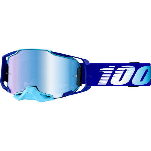 100% - 100% Armega Royal Essential Goggles - 50710-360-02 - Royal Essential/Blue/White / Blue Lens - OSFM