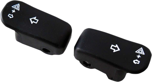 Drag Specialties - Drag Specialties Turn Signal Switch Extensions - Black - 2106-0364