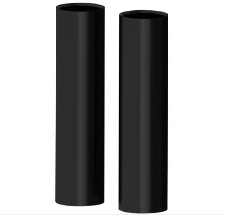 RSD - RSD Smoothie Upper Fork Covers - Gloss Black - 0208-2078-B