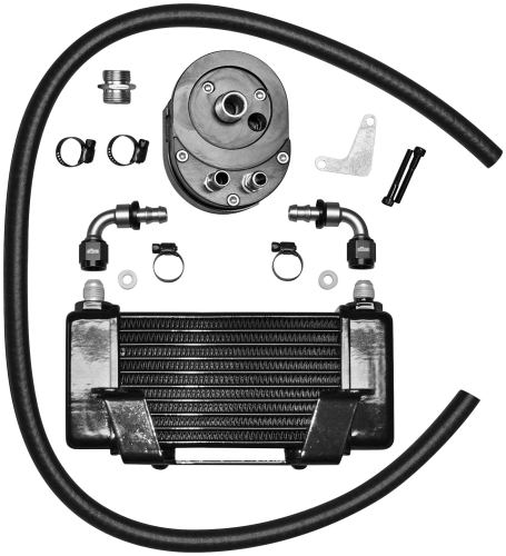 Jagg - Jagg Horizontal 10 Row Oil Cooler - Low Mount - Black - 751-2400