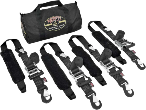 Powertye - Powertye 2in. Big Daddy Trailer Kit - Black - TRAILERKIT-102