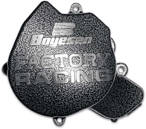 Boyesen - Boyesen Factory Ignition Cover - Silver/Black - SC-44