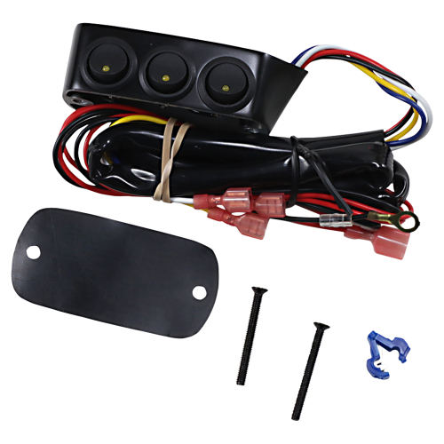 Show Chrome - Show Chrome Brake Side LED Switch Block Assemblie - Black - 52-705MA